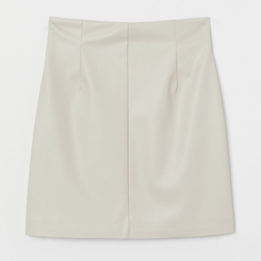 Faux Leather Pencil Skirt